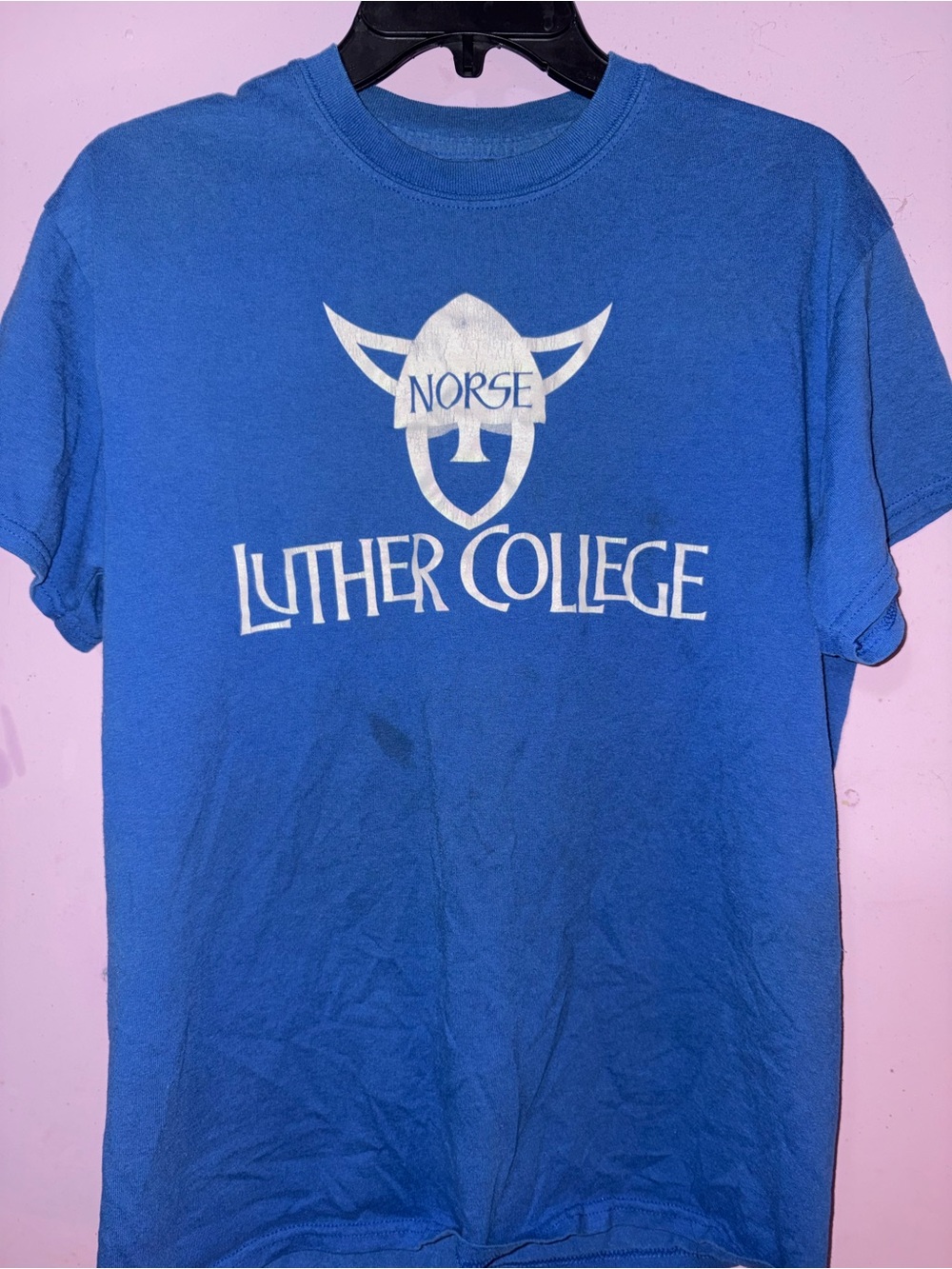 Gildan Royal Blue Luther College Norge Graphic Tee